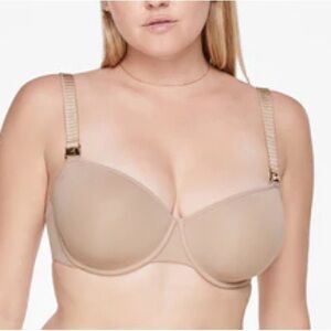 ThirdLove Taupe 24/7 Classic Cotton Underwire Nursing Bra 34E